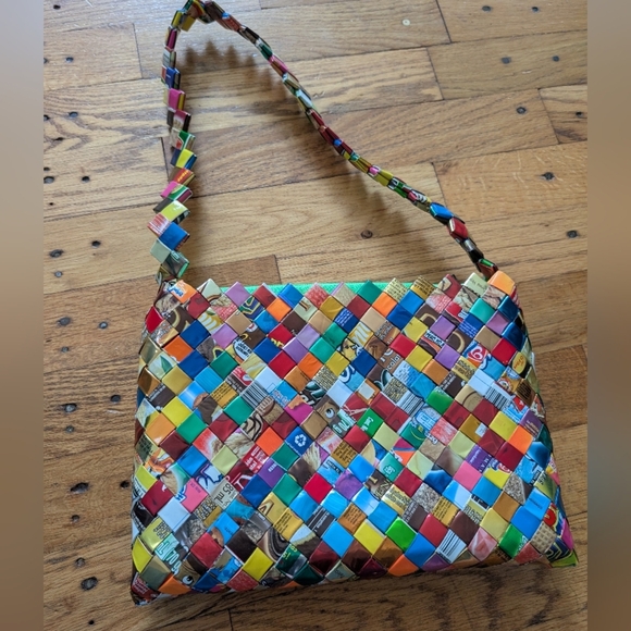 Y2K Recycled Candy Wrapper Purse - Picture 6 of 8